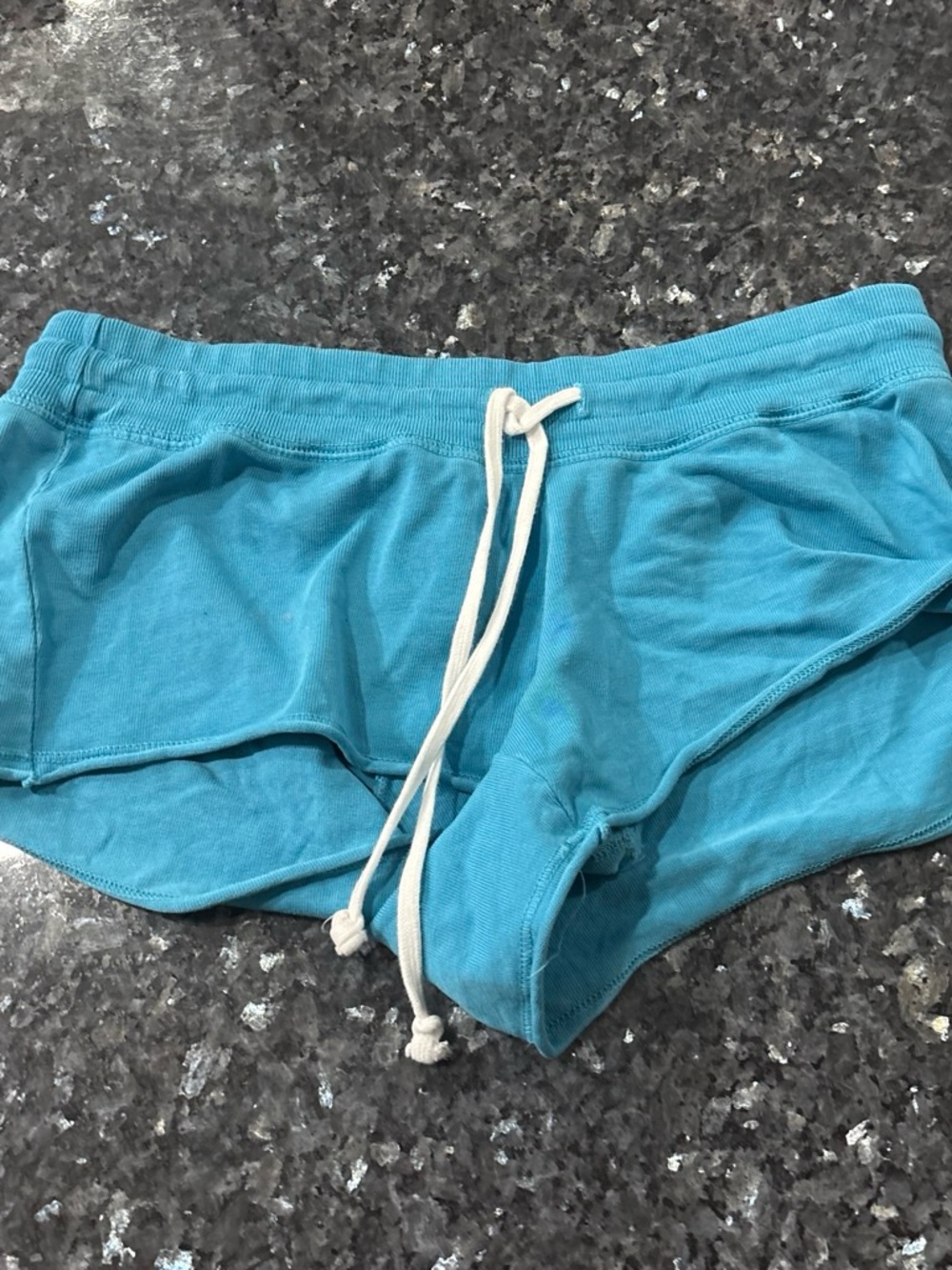 Brandy Melville Rare Teal Drawstring Shorts